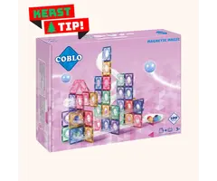 Coblo Pastel Knikkerbaan - 100 stuks