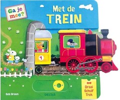Deltas Kijk en ontdek - met de trein (draai, schuif en trek)