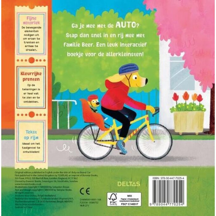 Deltas Kijk en ontdek - met de auto (draai, schuif en trek)