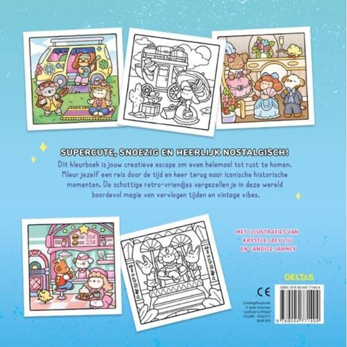 Deltas Comfy kleurboek - Cozy vintage