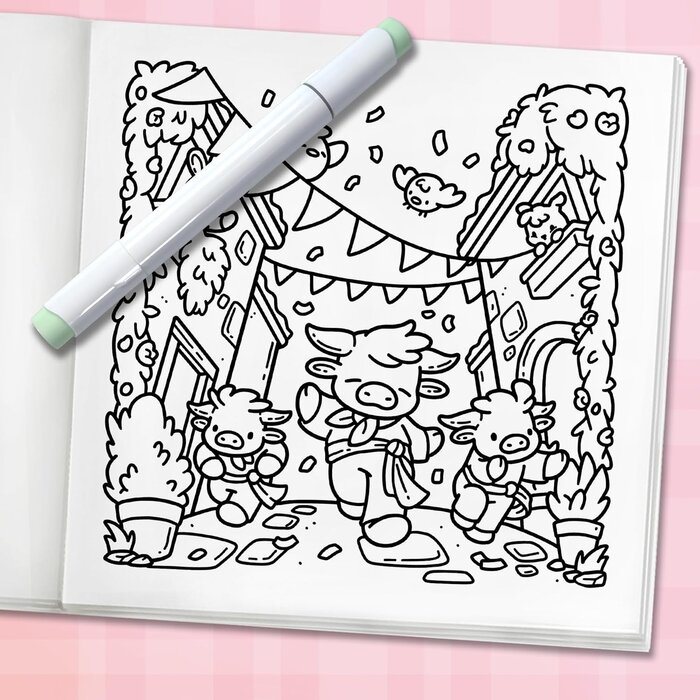 Deltas Comfy kleurboek - Cozy europe