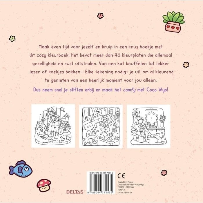 Deltas Cute & comfy kleurboek - girl moments