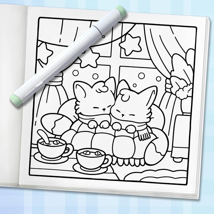 Deltas Cozy kleurboek - comfy & cute