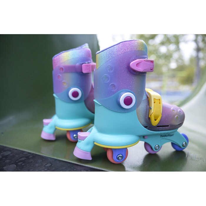 Yvolution Twista Learner Skeelers - Rainbow - 29-34