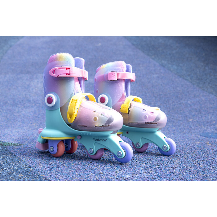 Yvolution Twista Learner Skeelers - Rainbow - 29-34