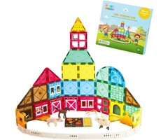 Gladi Magnetische tegels - boerderij set - 50 delig