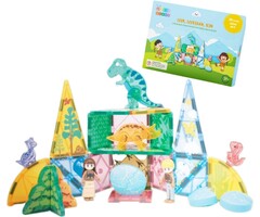 Gladi Magnetische tegels - dino set - 29 delig