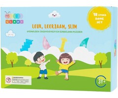 Gladi Magnetische tegels - uitbreidingsset dome - 18 delig