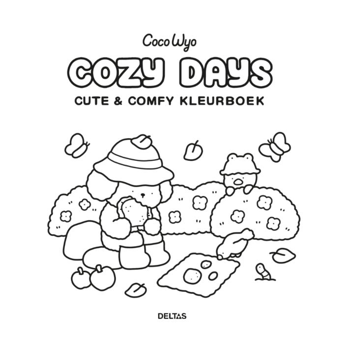 Deltas Cute & comfy kleurboek - cozy days