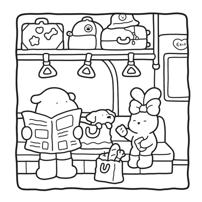 Deltas Cute & comfy kleurboek - cozy days