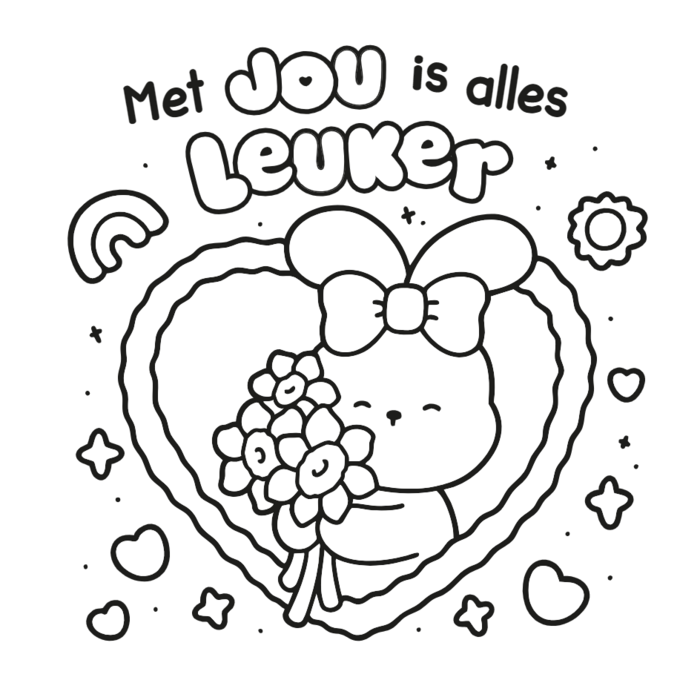 Deltas Cute & comfy kleurboek - cozy vibes