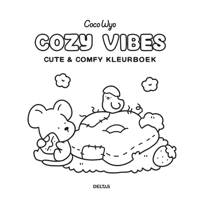 Deltas Cute & comfy kleurboek - cozy vibes