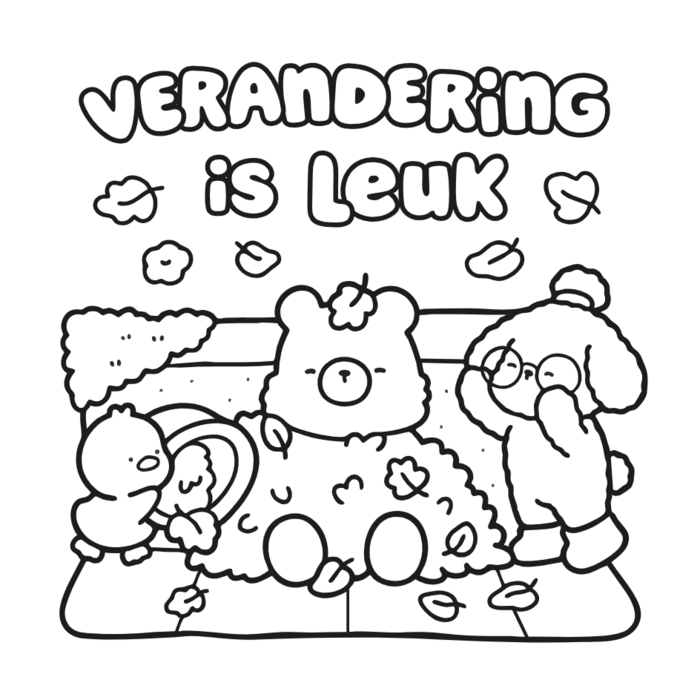 Deltas Cute & comfy kleurboek - cozy vibes