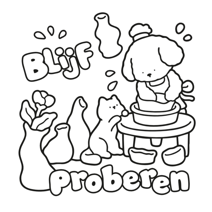 Deltas Cute & comfy kleurboek - cozy vibes