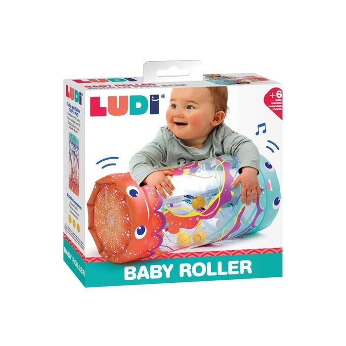 Ludi Sensorisch speelgoed - babyroller - kwal (meduse)