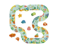 Janod Badspeelgoed - bad parcours - 21 delig