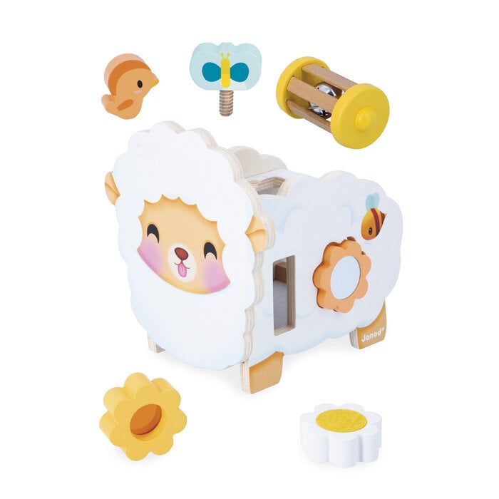 Janod Houten speelgoed - multi activiteiten schaap