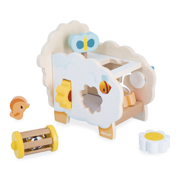 Janod Houten speelgoed - multi activiteiten schaap