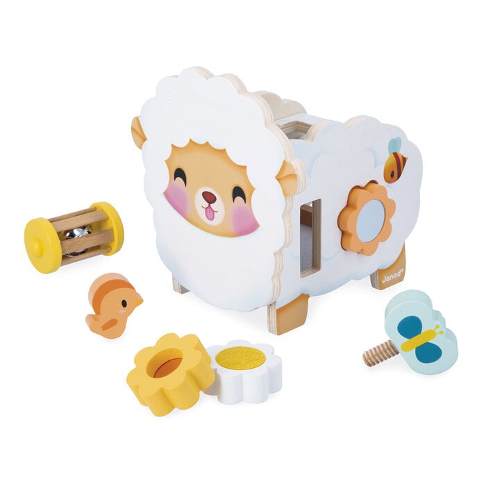 Janod Houten speelgoed - multi activiteiten schaap
