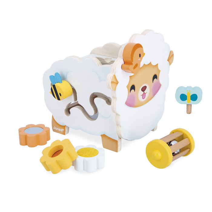 Janod Houten speelgoed - multi activiteiten schaap