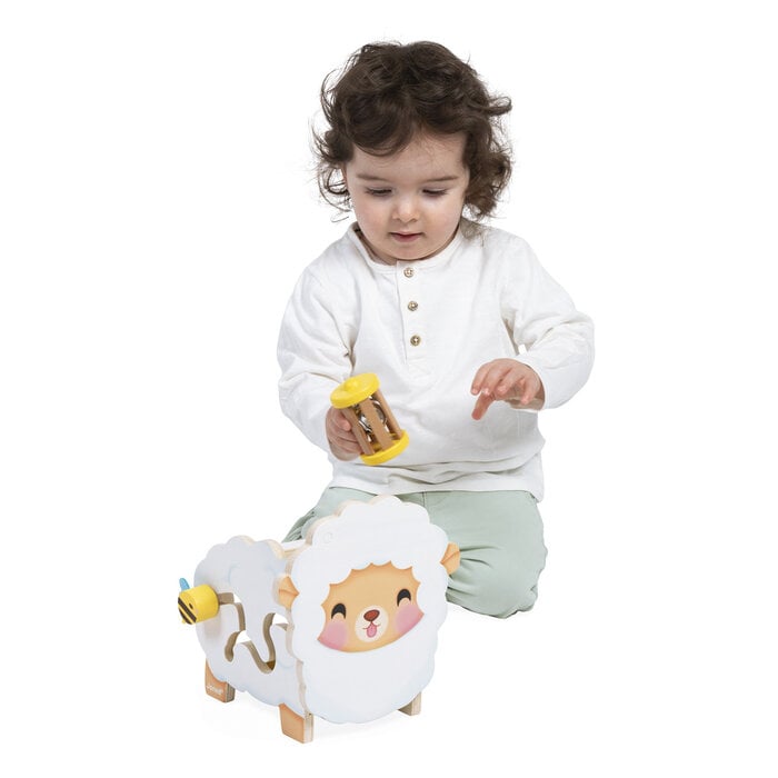 Janod Houten speelgoed - multi activiteiten schaap