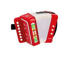 Janod Gioia muziekinstrument - accordeon - houten speelgoed