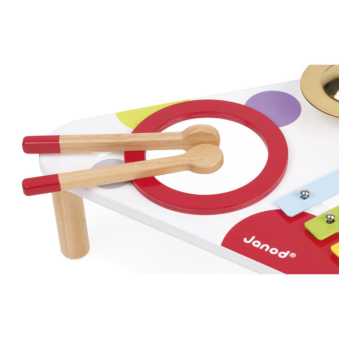 Janod Confetti - muziektafel - houten speelgoed