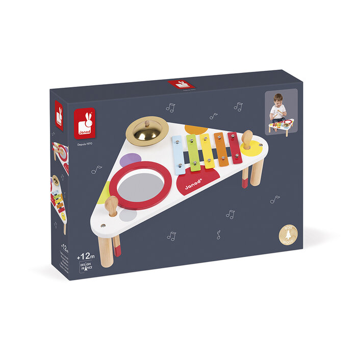 Janod Confetti - muziektafel - houten speelgoed