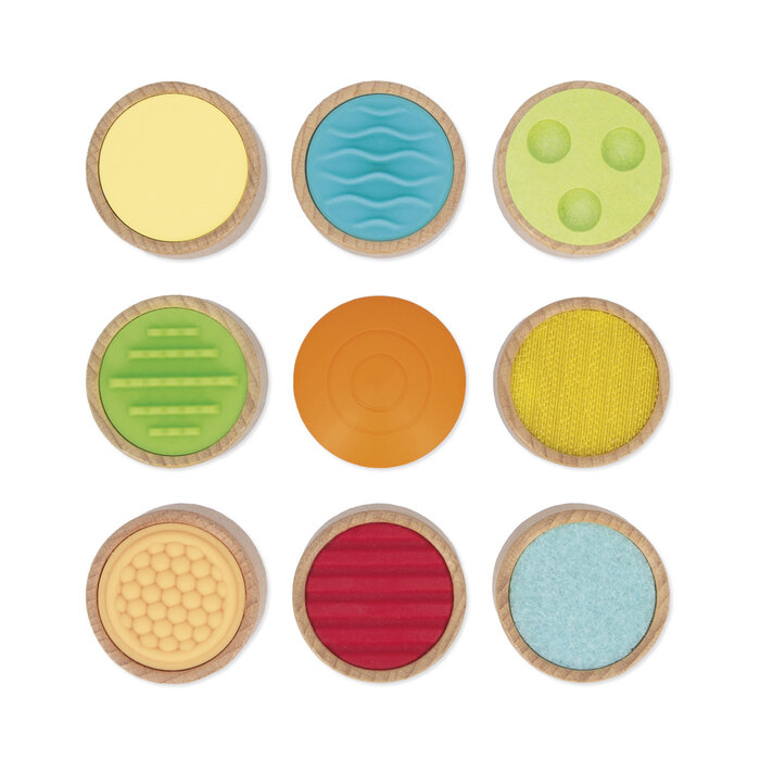 Janod Sensorisch speelgoed - memo wiel - houten speelgoed