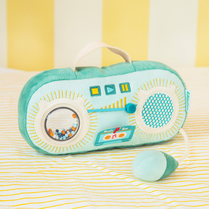 Lilliputiens stoffen radio met geluiden - Joe