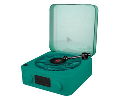 Little L nachtlamp in de vorm van een platenspeler - projector speaker - natuur