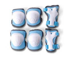 Yvolution Valbescherming voor kinderen - medium - blauw