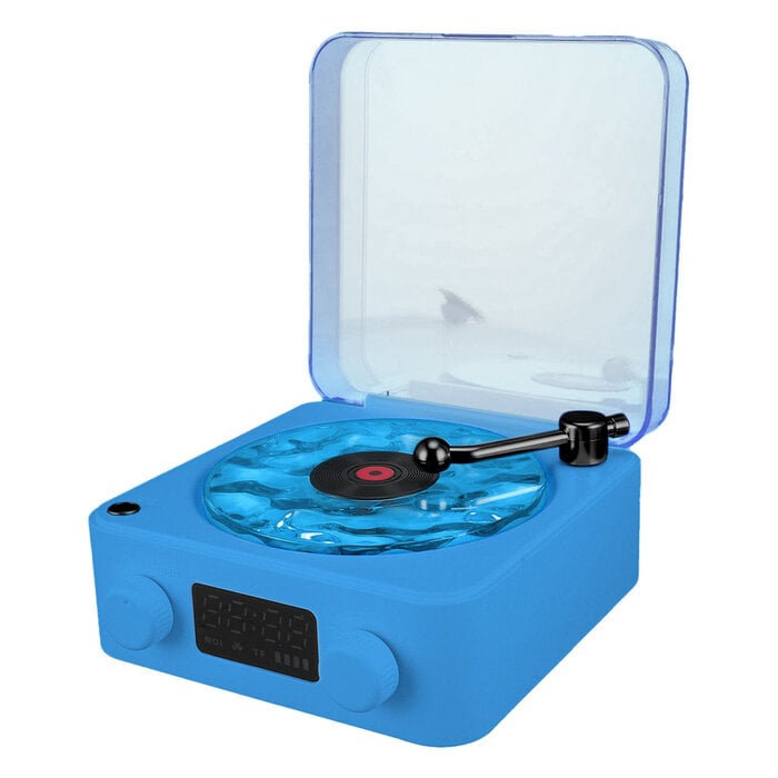 Little L nachtlamp in de vorm van een platenspeler - projector speaker - oceaan