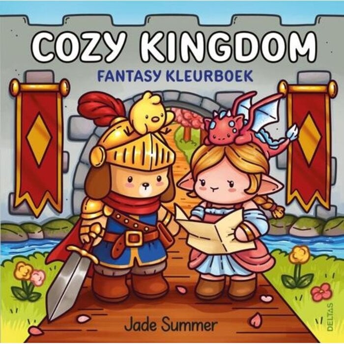 Deltas Cute & comfy - fantasy kleurboek - cozy kingdom