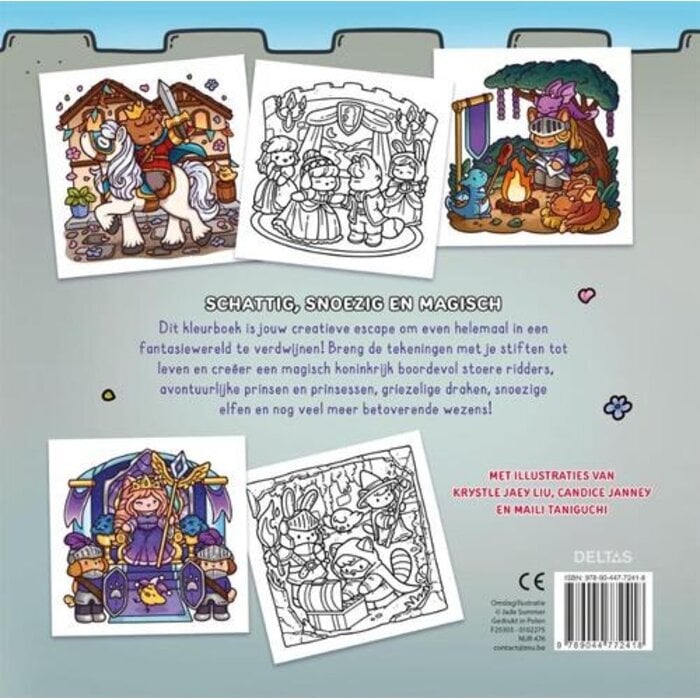 Deltas Cute & comfy - fantasy kleurboek - cozy kingdom
