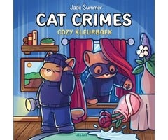 Deltas Cute & comfy - cozy kleurboek - cat crimes