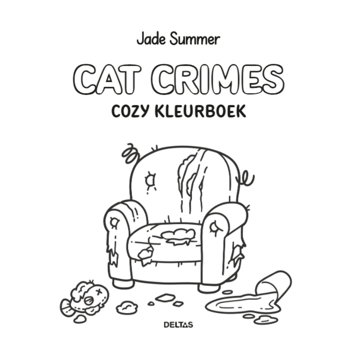 Deltas Cute & comfy - cozy kleurboek - cat crimes