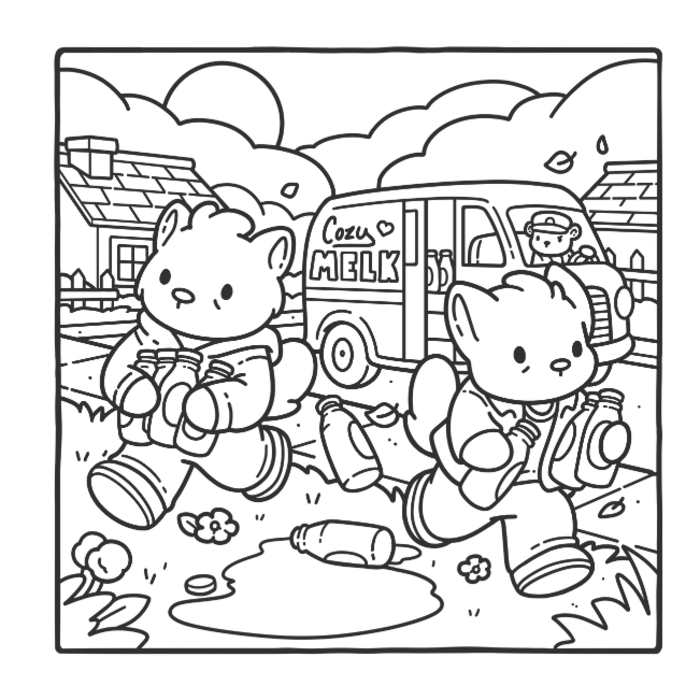 Deltas Cute & comfy - cozy kleurboek - cat crimes