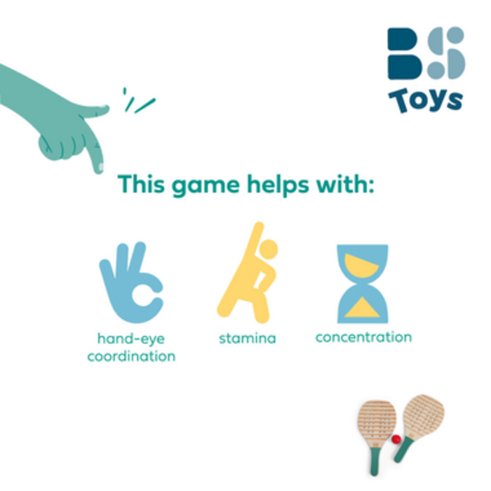 BS Toys Houten speelgoed - paddel rackets