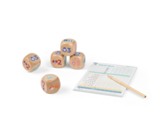 BS Toys Houten speelgoed - yathzy junior - dobbelspel