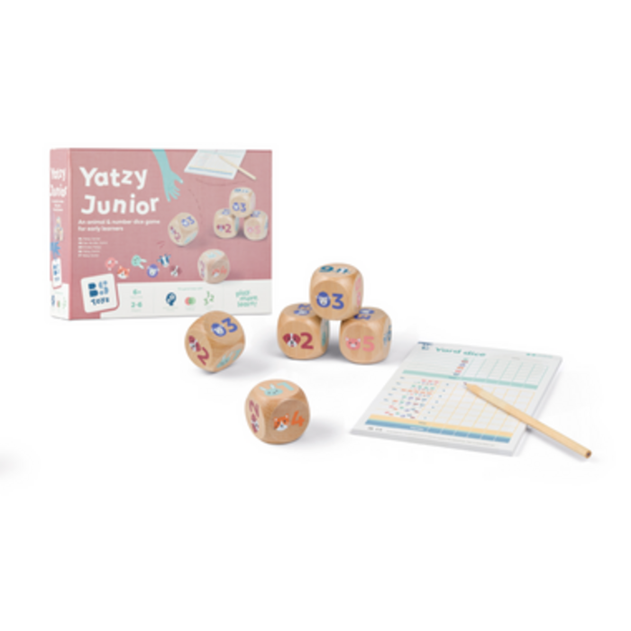 BS Toys Houten speelgoed - yathzy junior - dobbelspel