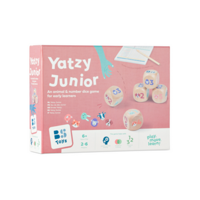 BS Toys Houten speelgoed - yathzy junior - dobbelspel