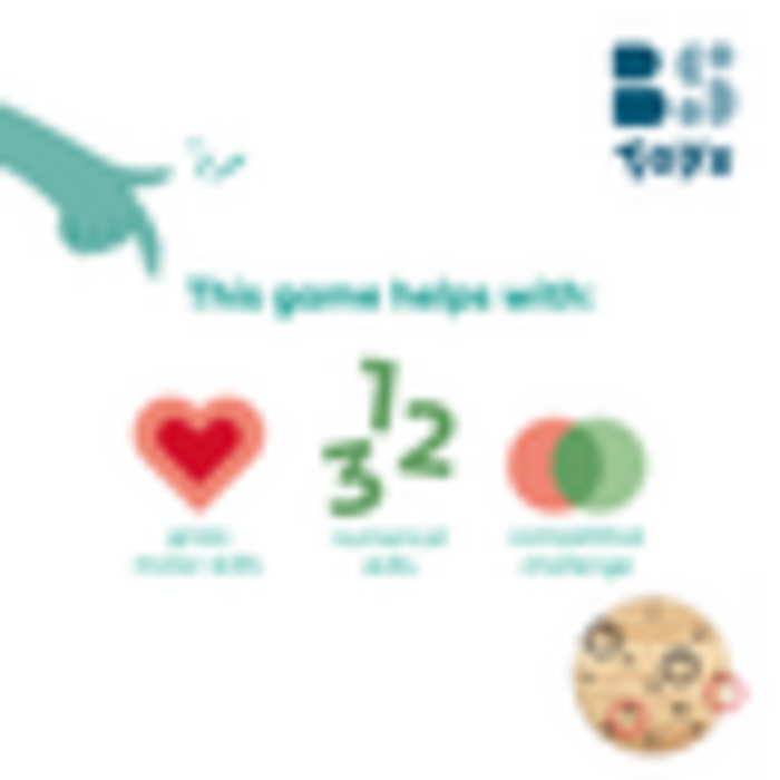 BS Toys Houten speelgoed - haakworp - ring toss