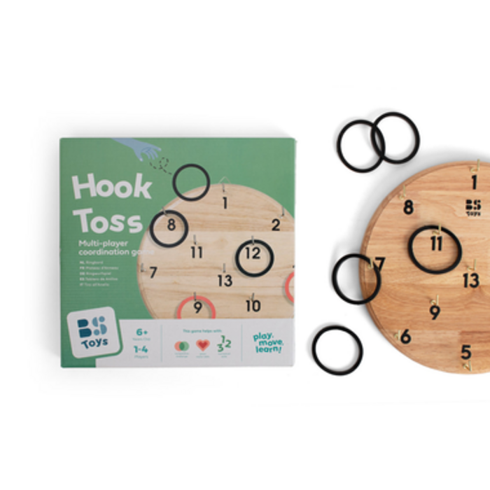 BS Toys Houten speelgoed - haakworp - ring toss