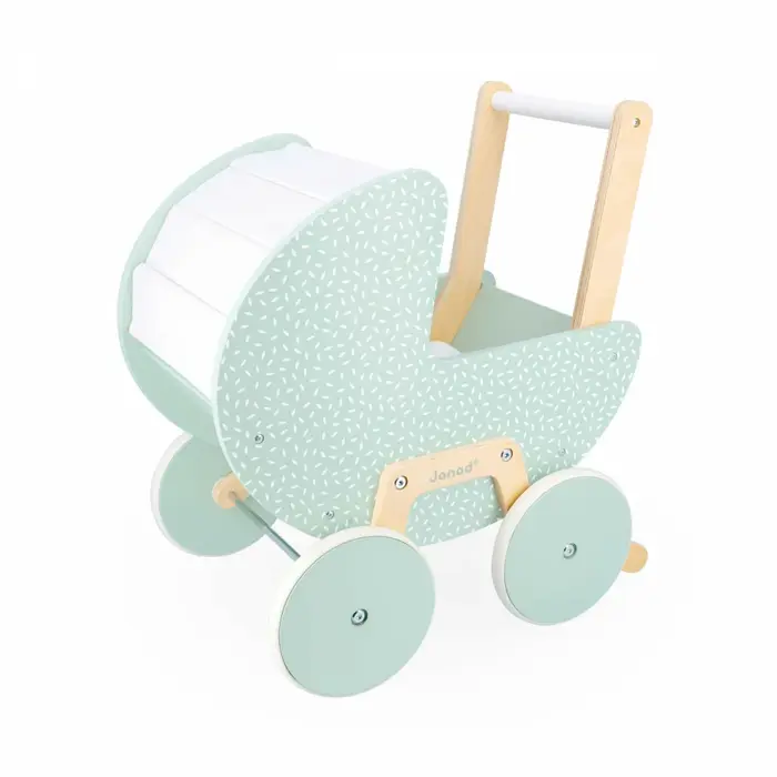 Janod Houten speelgoed - Poppenwagen - Zen