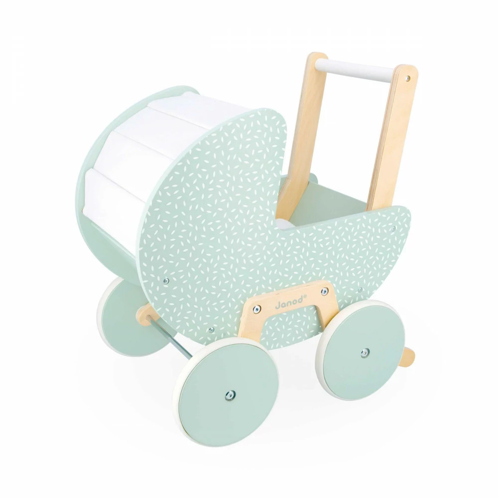 Janod Houten speelgoed - Poppenwagen - Zen
