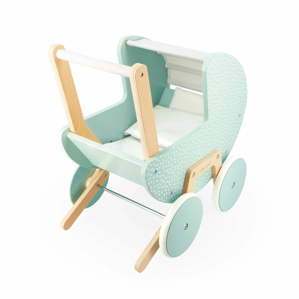 Janod Houten speelgoed - Poppenwagen - Zen