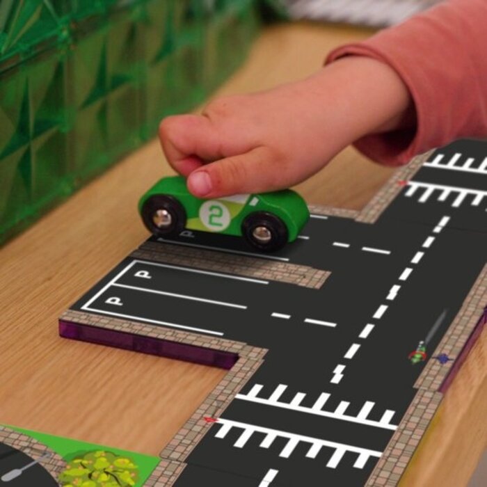 Coblo Magnetische tegels - Toppers Wegen - 60 stuks