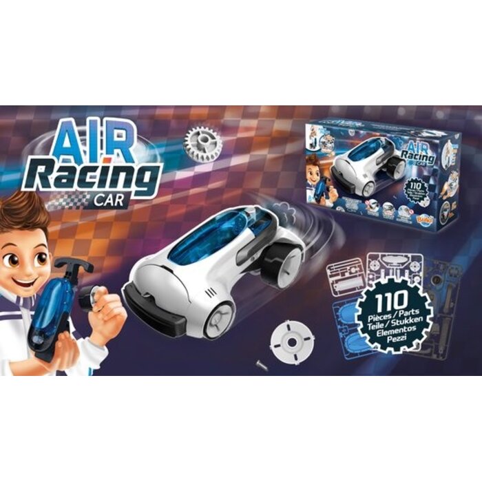 Buki Experimenten met een luchtdruk raceauto (airpower)