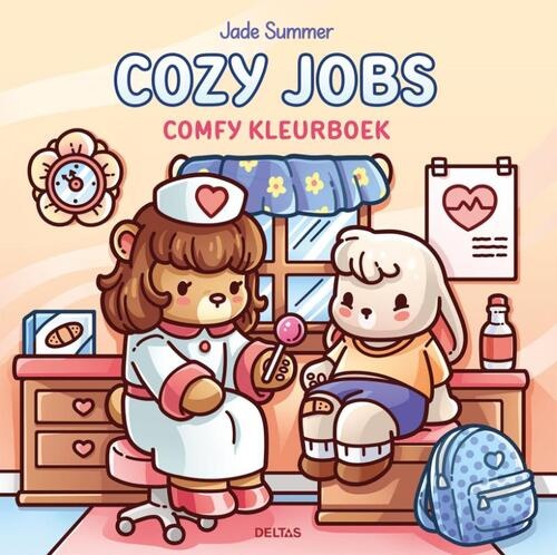 Deltas Comfy kleurboek - Cozy Jobs